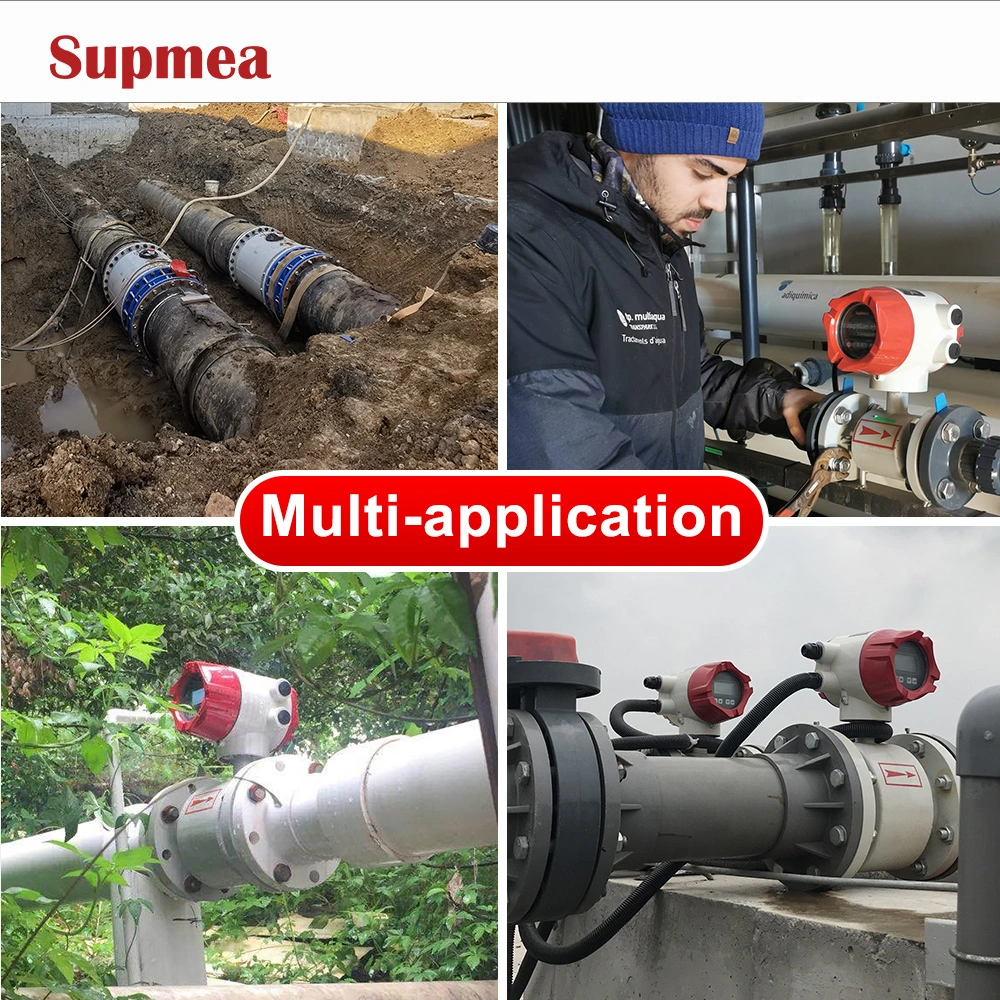 Flowmeter Electromagnetic Flowmeter Insert Type Electromagnetic Flow Meter Flow Meter Fluid Low Copacity