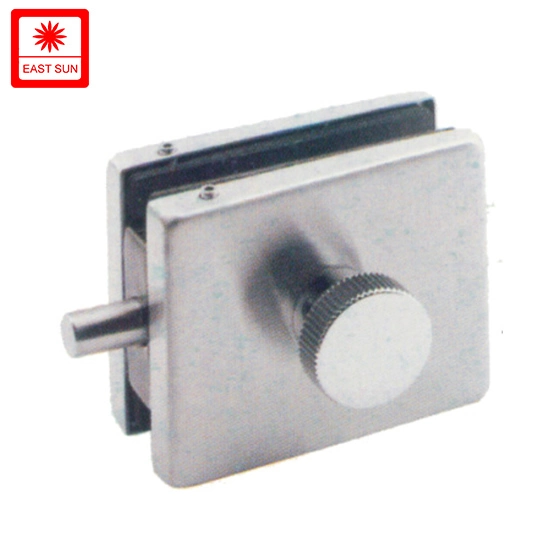 High Quality Aluminium Alloy Glass Door Floor Lock (PME-400A)