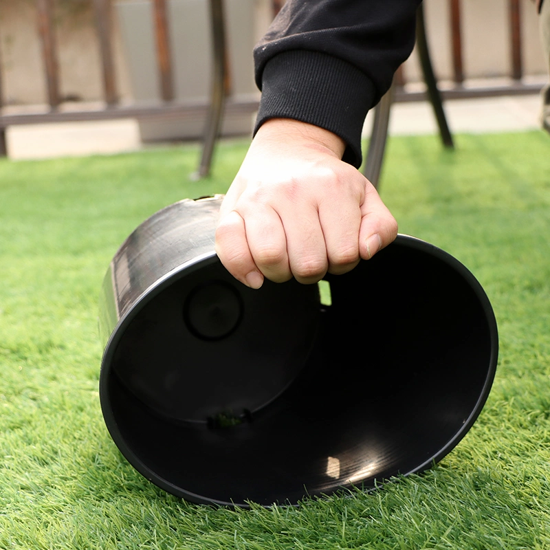 Promotion à bas prix Pots de pépinière de semis de 1 gallon durables en plastique noir en gros pour plantes de jardin extérieures