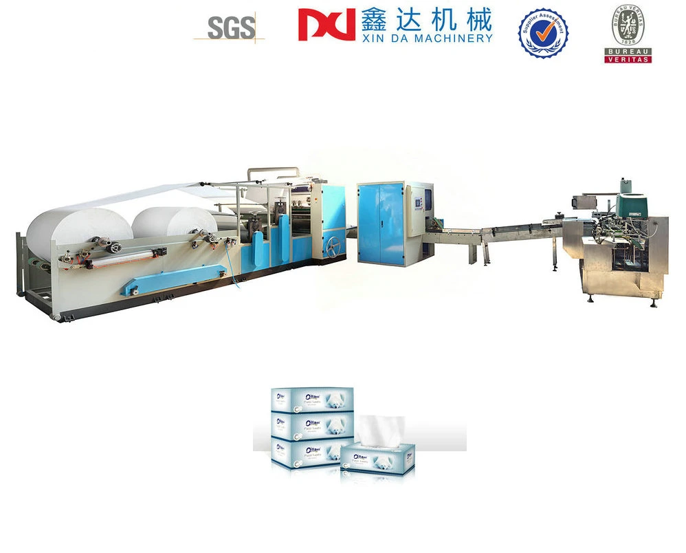 Full automatic tecido Facial da máquina de papel a linha de produção de fornecedores