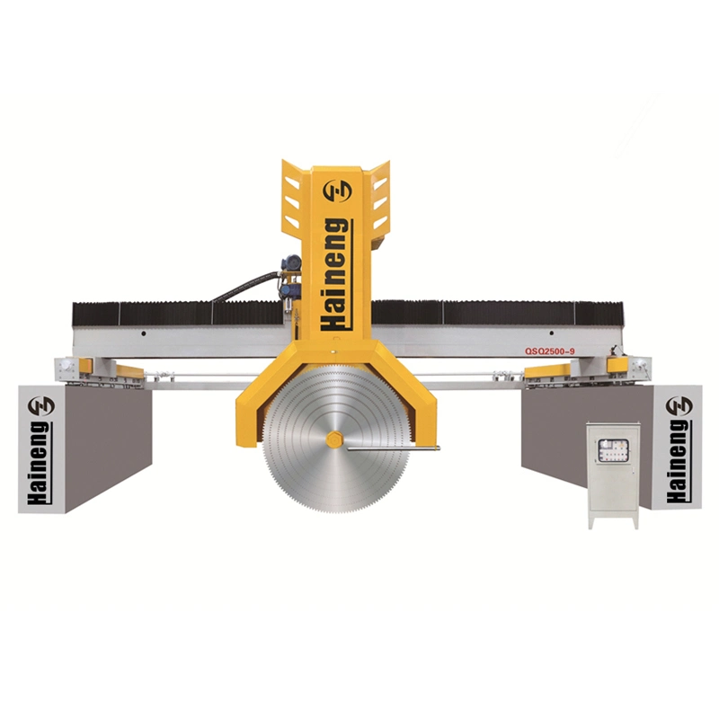 Multi-Blades Bridge Rock Cutting Machine for Granite and Marble with PLC System