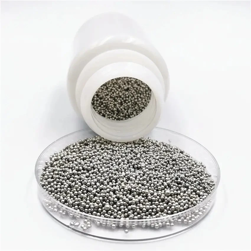 0.2-6mm Vanadium Aluminum Alloy Silver Bismuth Lead Tin Alloy Pellets