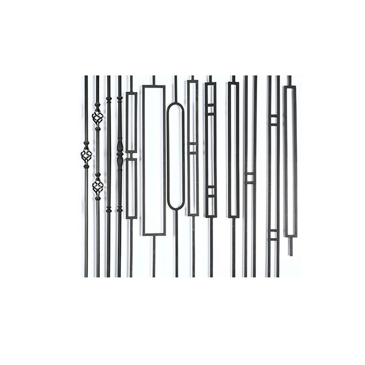 Satin Black Liberty Serie Quadrate Eisen Baluster Eisen Spindeln Eisen Treppenbauteile