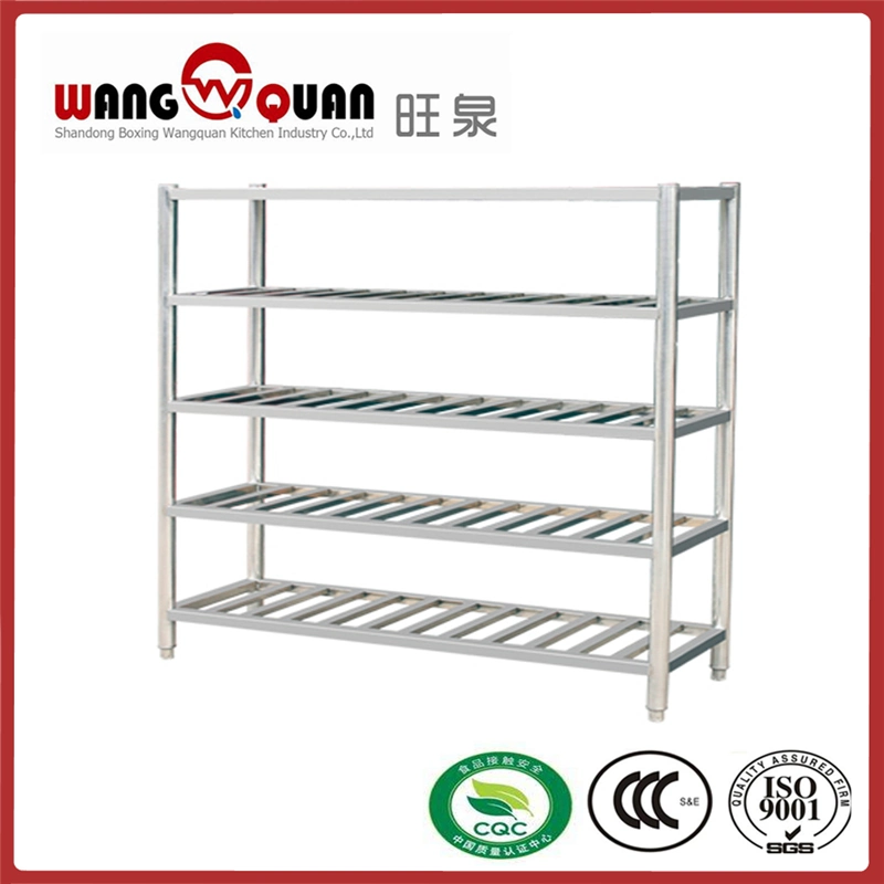 Factory Price Stainless Steel Display Storage Rack Kitchen Warehouse Steel Shelf