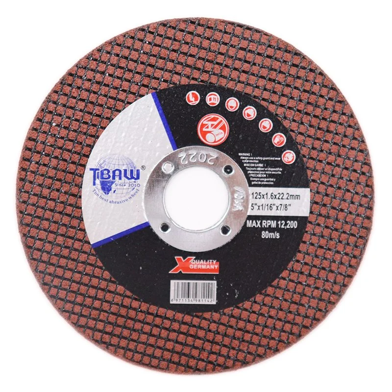 Original Factory Metal / Inox Silicon Carbide Grains 5" Inch Grinding Cutting Discs Cut-off Wheel