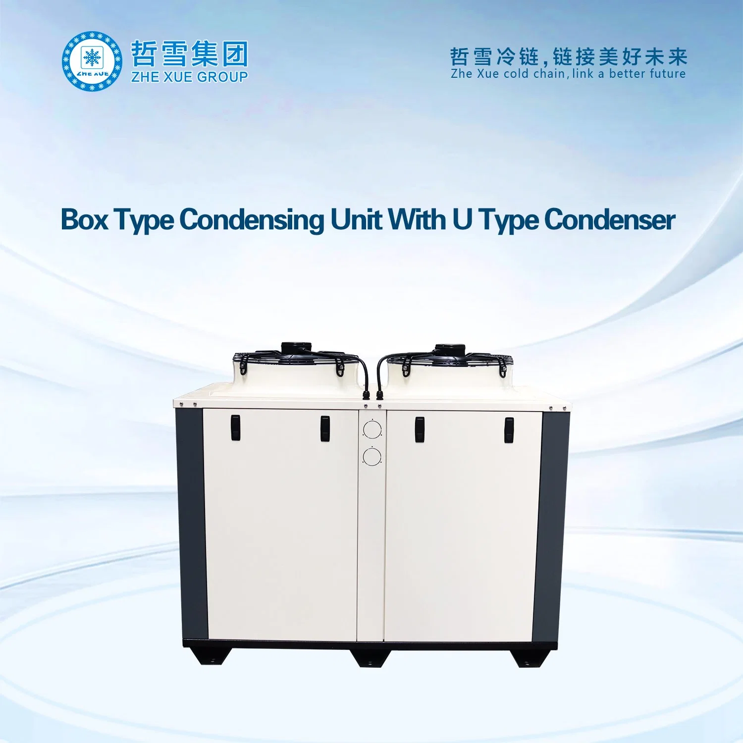 3HP Air Cooled Box Type Refrigeration Condensing Unit with Compressor