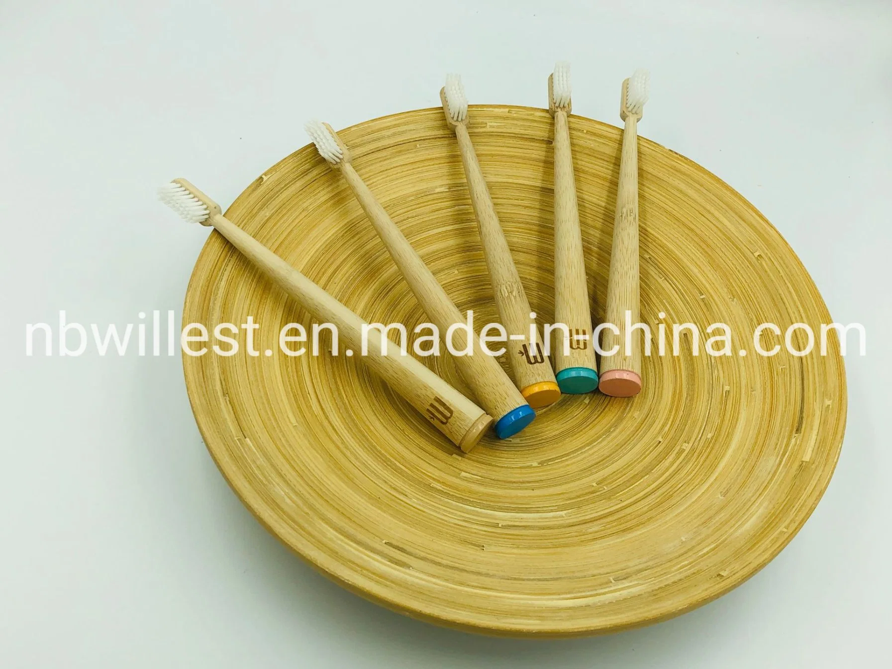 2019 Venta de cepillo de dientes caliente ecológica Bamboo Ronda pintura