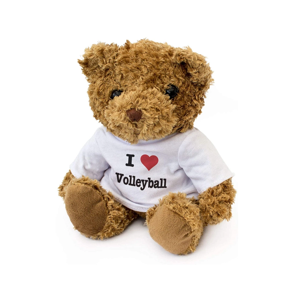 Gefüllte Teddybär Plüsch Custom sitzende Tier mit T-Shirt Spielzeug