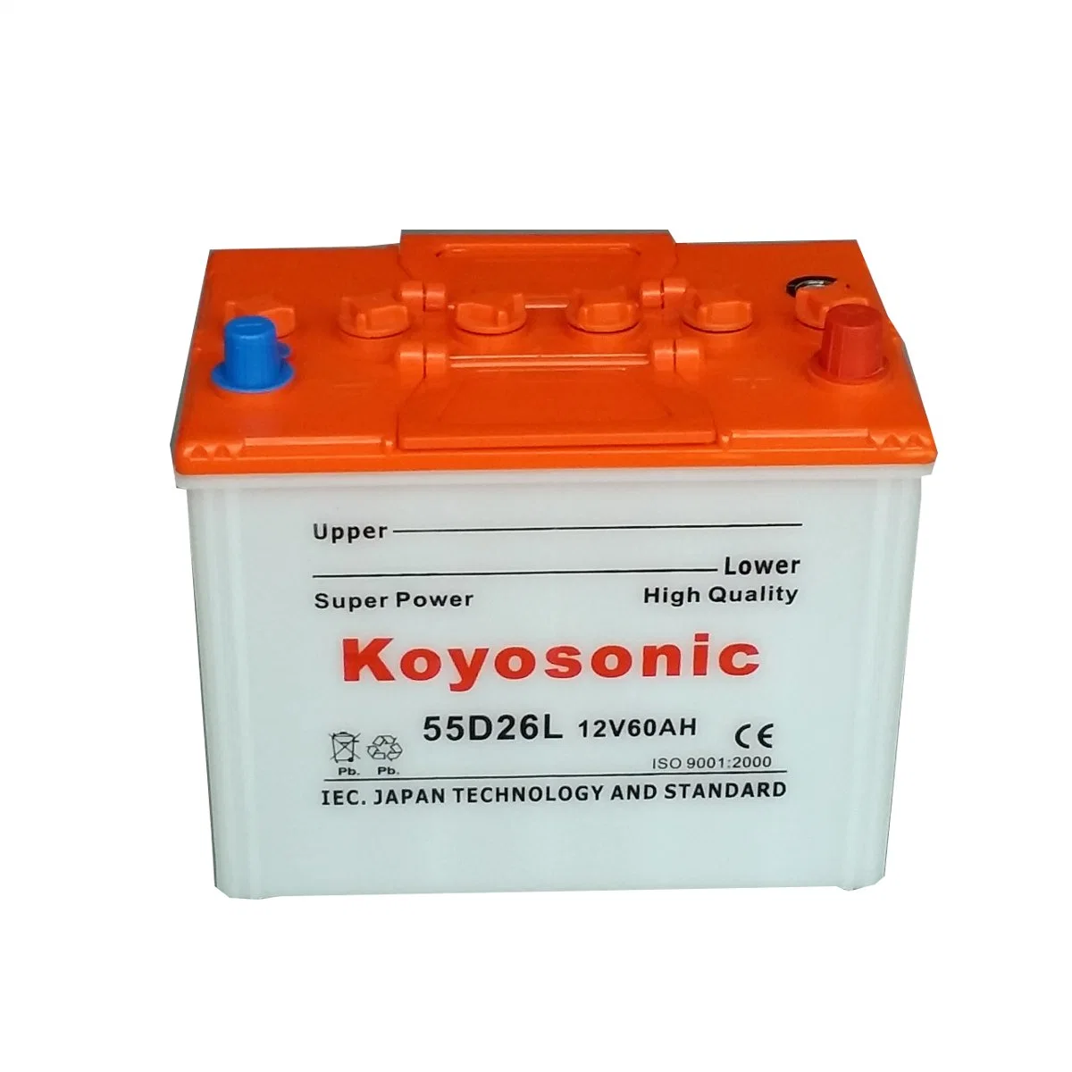 Rechargeable Dry Charged Car/Automotive Battery 12V 60ah Dry Battery N50z