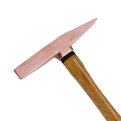 Wedo Professional High quality/High cost performance  Copper Derusting Hammer Wooden Handle