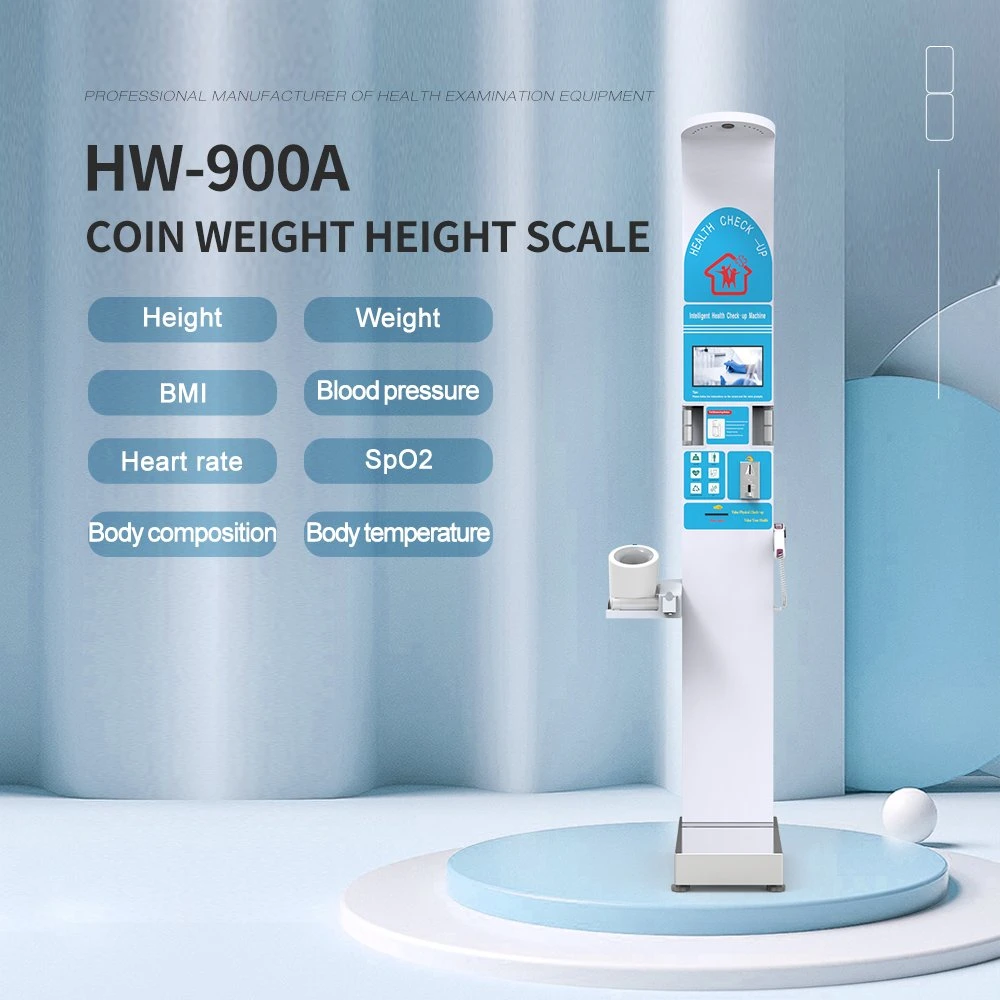 Analyseur de graisse machine BMI à ultrasons de 200 kg, à commande électrique et à pièces