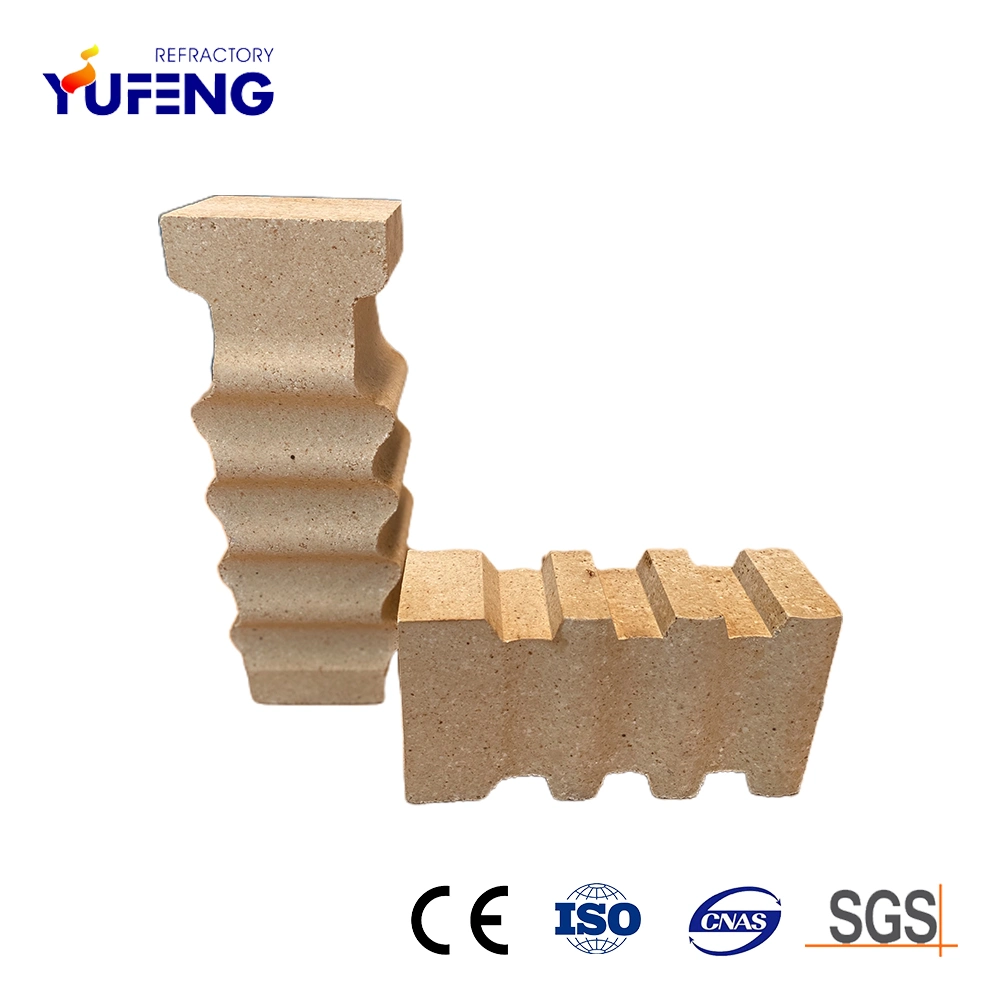 Precision Manufactured Customized Size High Alumina Clay Firebrick with Straight/Wedge/Arch Shape