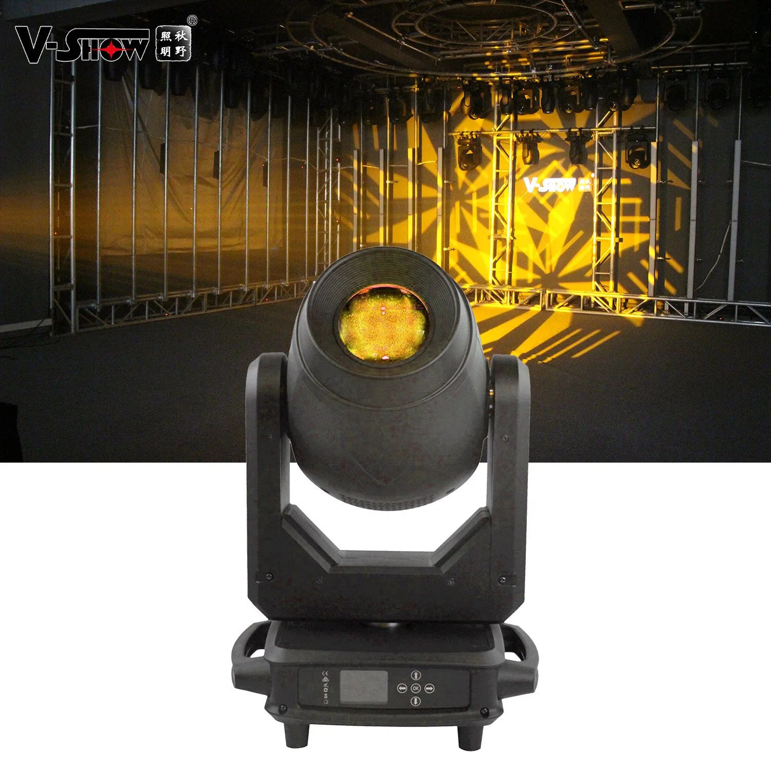 V-Show Europe Stock Moving Head 200 Вт LED Stage 3-in-1 LED Эффект света