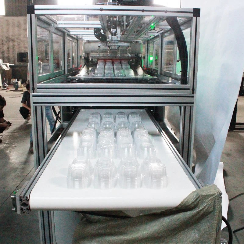 Full-Automatic Plastic Disposable Packaging Hot Thermoforming Machines & Stacking Machine