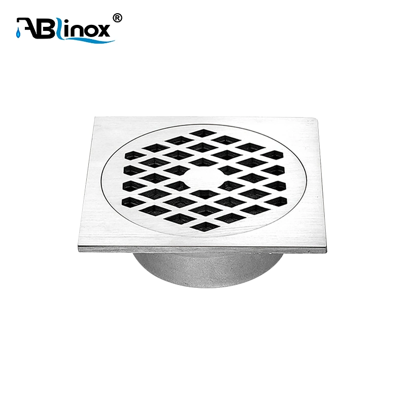 Ablinox Modern Stainless Steel Floor Drain Precision Casting Bathroom Accessories