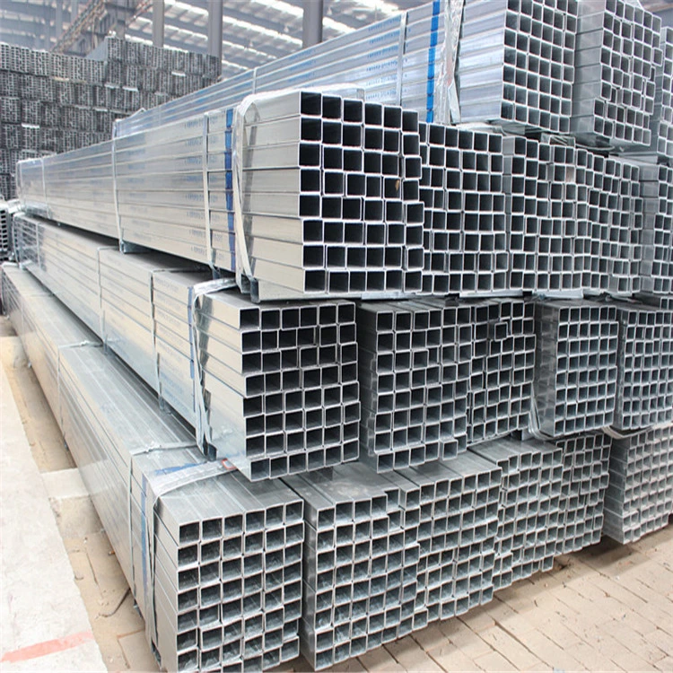 ASTM Steel Profile Ms Square Tube Galvanized Square and Rectangular Steel Tube Pipe 50X50mm Black Rectangular Iron Tube