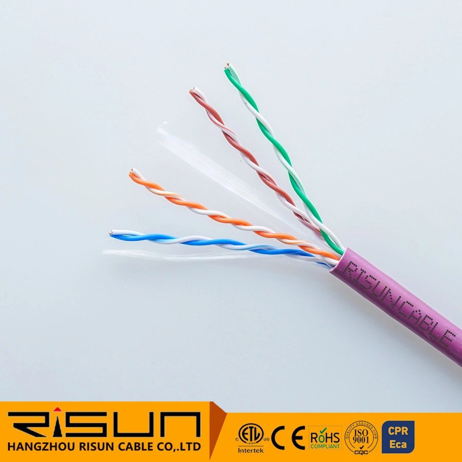 UTP CAT6 with CPR Approved Eca Dca CCA B2ca LAN Network Cable