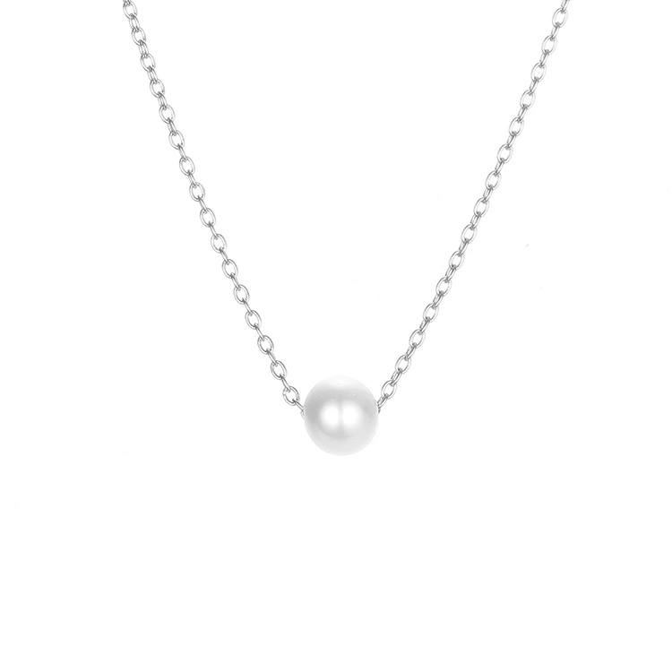 Fashion Simple Imitation Pearl Necklace