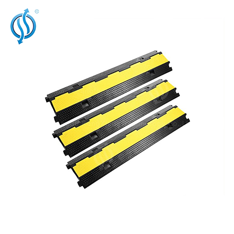 5 Channel Yellow Jacket Outdoor Event Rubber Cable Protector