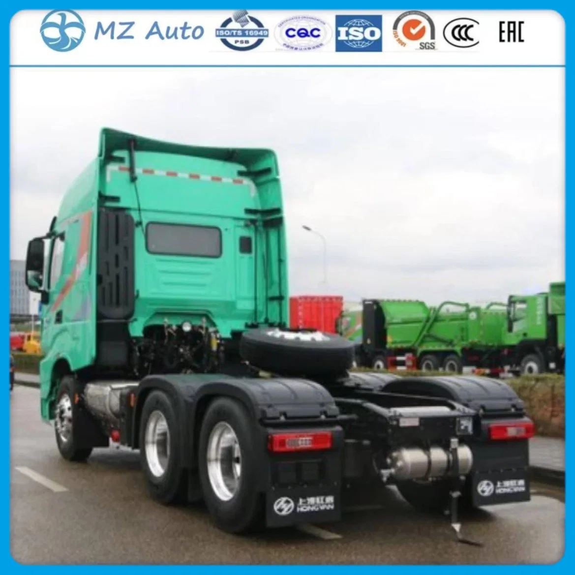 H6e 6X4 430/460 CH i VECO Hongyan Truck Tractor Euro6 transport De produits chimiques dangereux