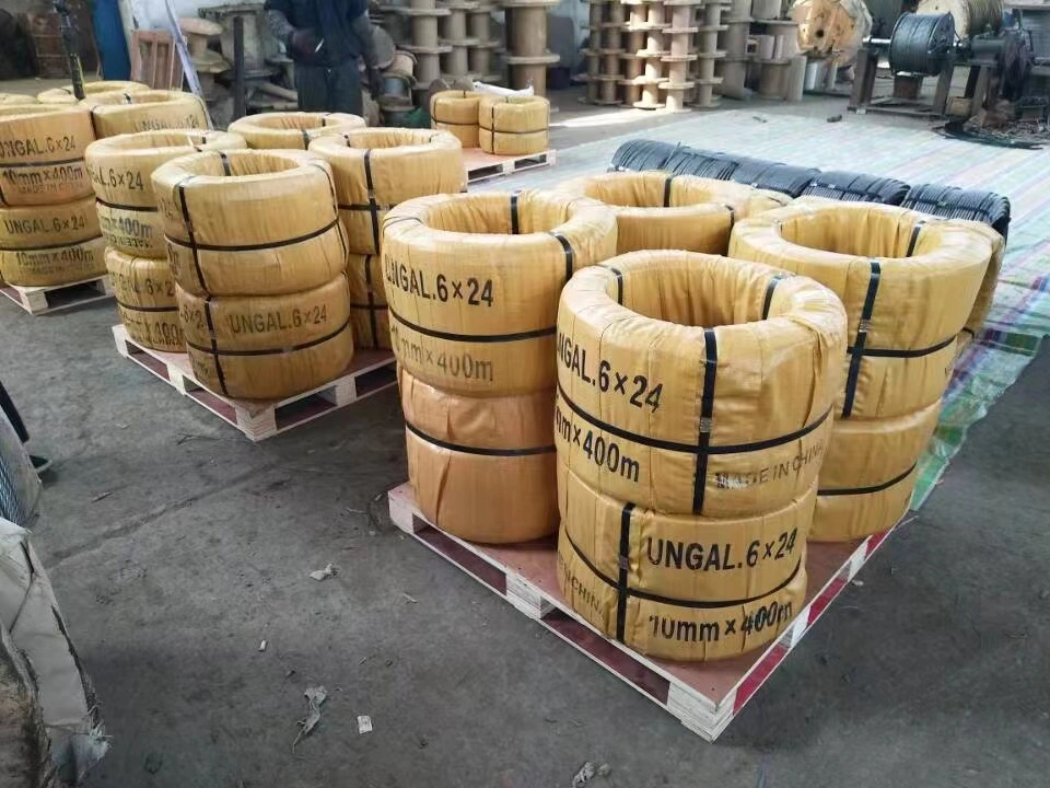 5%off 6X24+7FC Hardware Ungalvanized Steel Rope