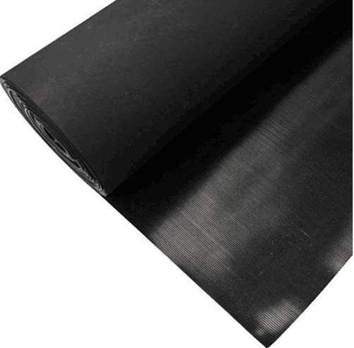 High quality/High cost performance Fine Ribbed Industrial Rubber Floor Mat with Low Price