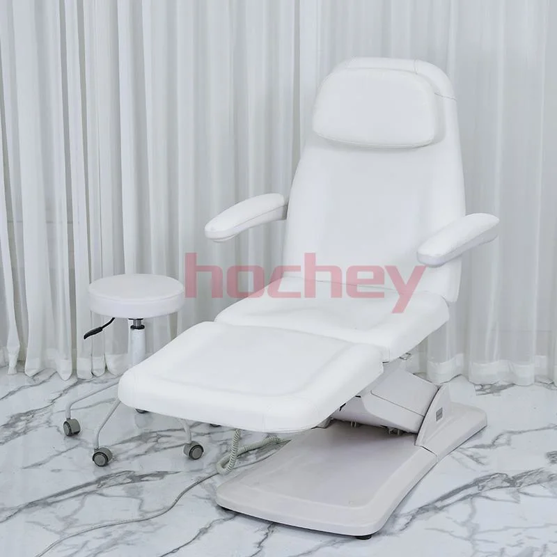 Médico Hochey Salão de Beleza móveis ajustáveis elétricos Cama Facial tatuagem cadeira com 2 Motores