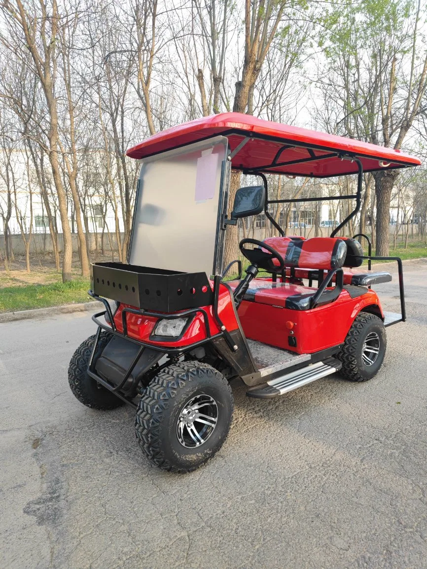 Safety Electric Golf Car with Lithium & Acid Battery for Factory Saling