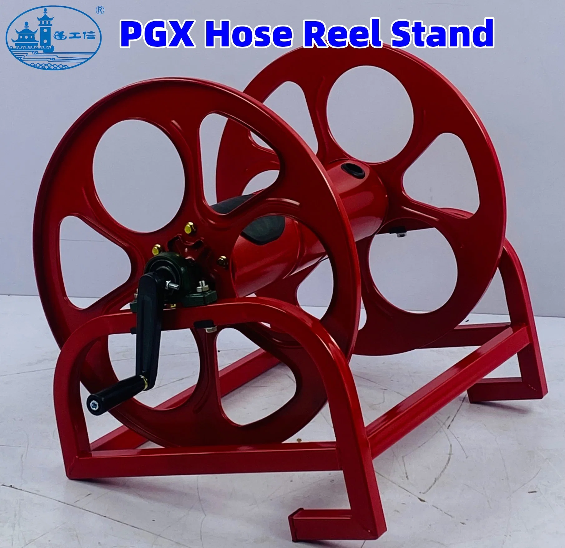 PGX Manual Start Hand Roll 50m 100m 150m 200m Garden Tool Agriculture Spray Hose Reel Stand