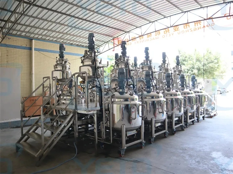 Projet personnalisé de produits chimiques de l'équipement de mélange de plats de savon liquide de lavage Making Machine