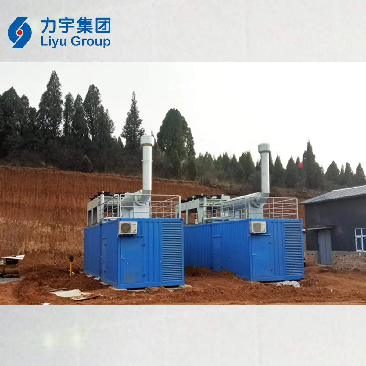 China Liyu 1500kw High Electrical and Thermal Efficiency 400V British Deep Sea System Natural Gas Power Generators