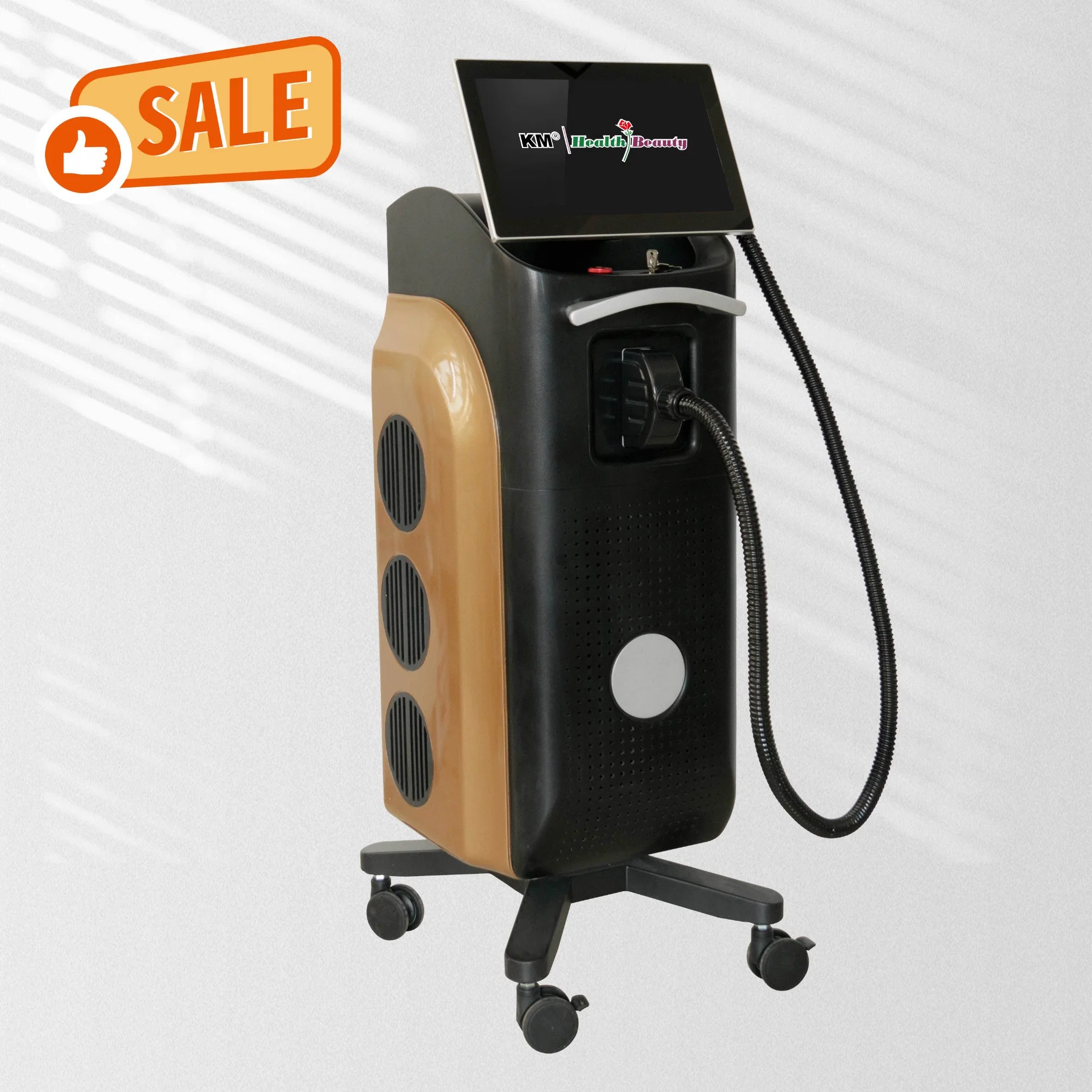 Km Beauty Diodo Laser Titanium 2023 Medical 808 Laser Hair Removal Equipment Diode Laser Epilator Depilacion Machine Alexandrite Laser Depilation Hair Remover