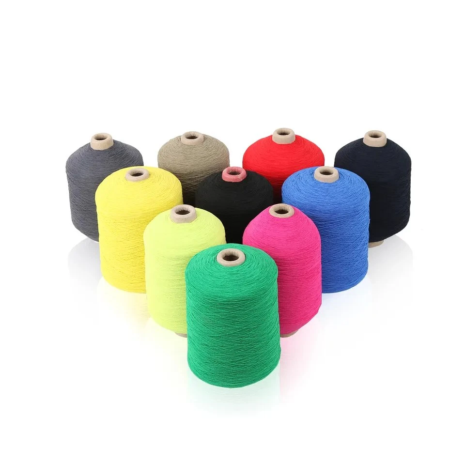 Hot Sell #1105050 High Elastic Rubber Latex Thread Covered Polyester DTY Spandex Yarn for Socks