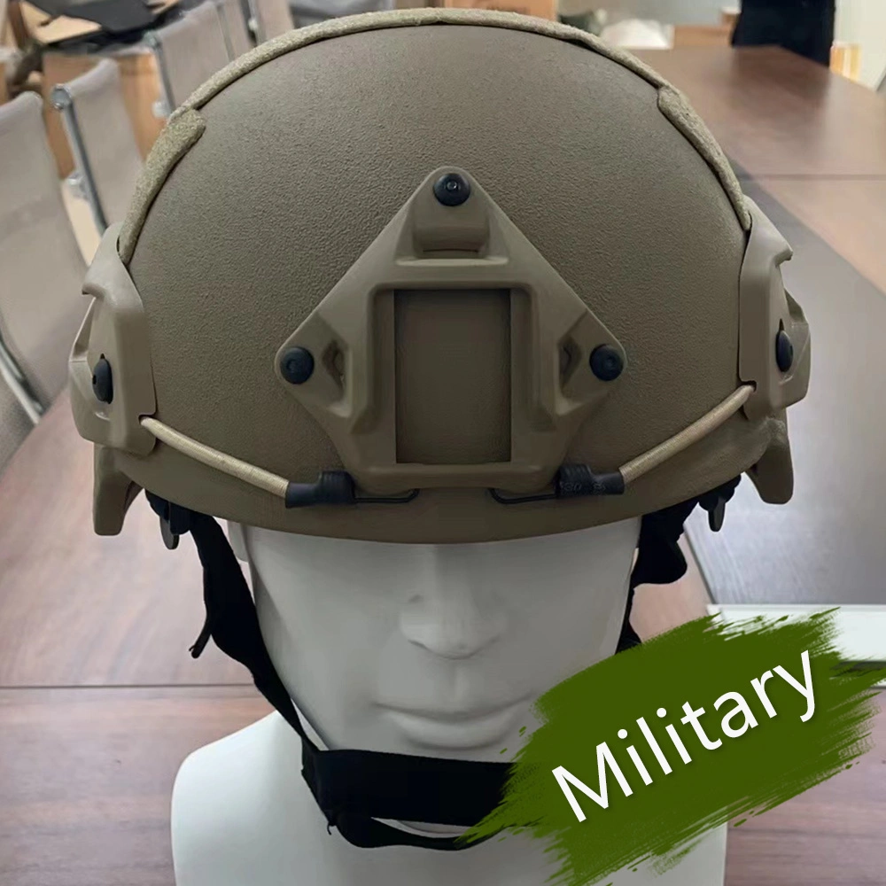 Nij IV Hard Ballistic Plate Made of Aluminum and Polyethylene Airframe Helmet