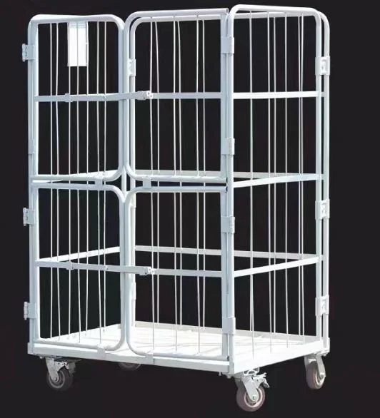 Full Welding Hand Truck Aluminum Supermaket Platform Cart Welding Storage