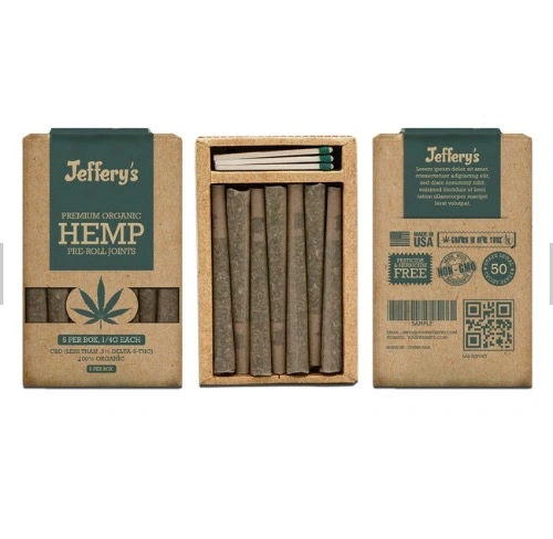 Cones de Laminados Pré personalizadas pré orgânico roll Rolo pré-Caixa de papel de cigarro