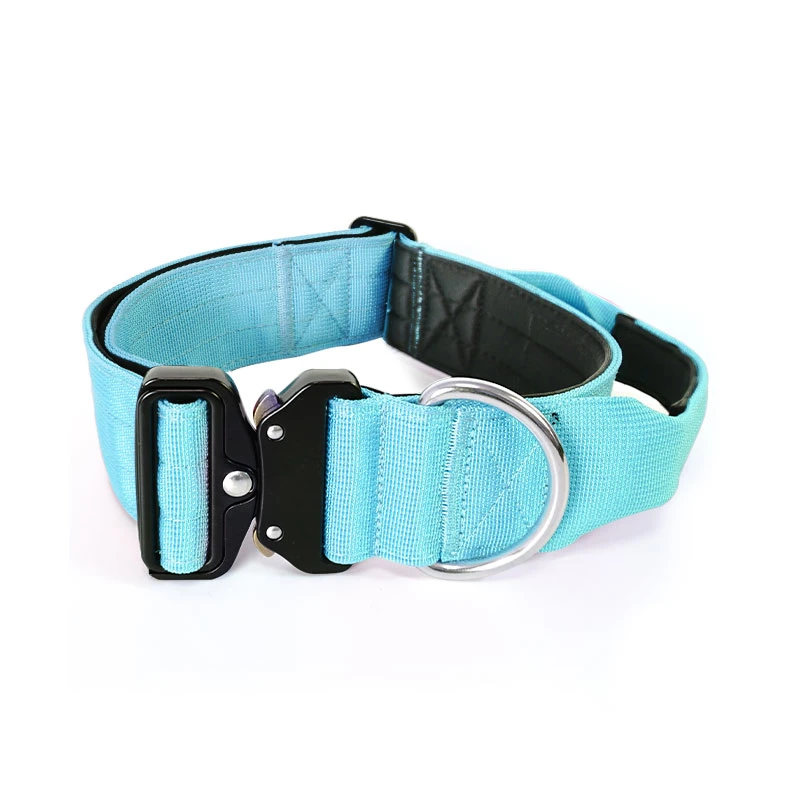 Petisland PET Collar Wholesale/Supplier produits PET Moyen grand chien en acier inoxydable Entraînement en nylon tressé à boucle personnalisée Nouveau design Snake boucle chien Collier