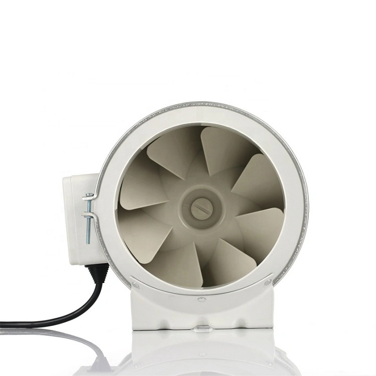 IP44 Electrical Mixed Flow Duct Hydroponics Inline Fans with HEPA Filter