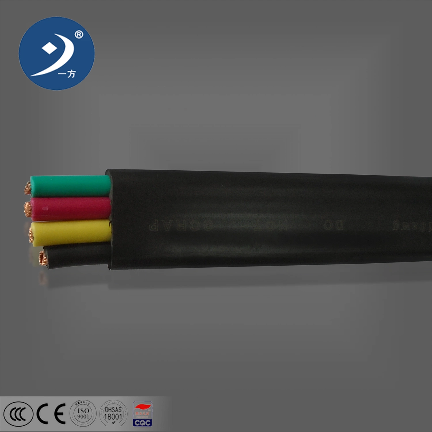 Lift Cable 12G0, 75 ISO9001 Approved (H05VVH6-F(CEI 20-25 HD359))