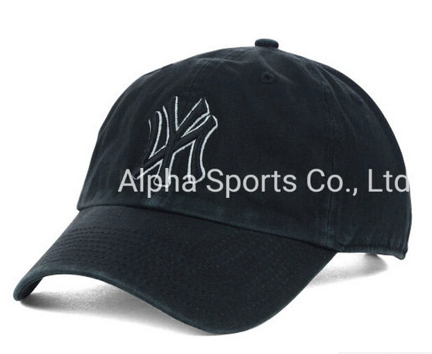 Black la Embroidery calidad DIY Cool Baseball Cap Deportes Golf Sombrero de seis paneles