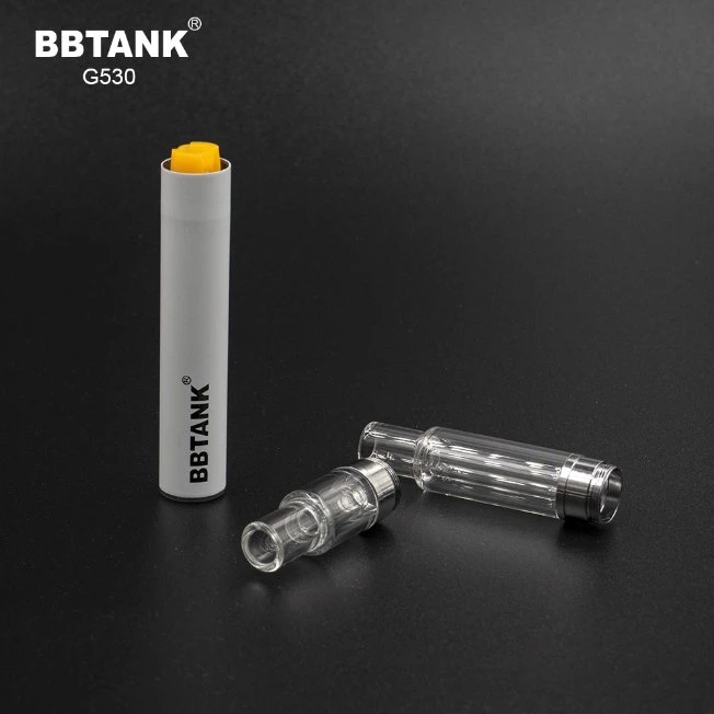 Caneta Vape descartáveis vazio todo o vidro e cigarros Bbtank G530