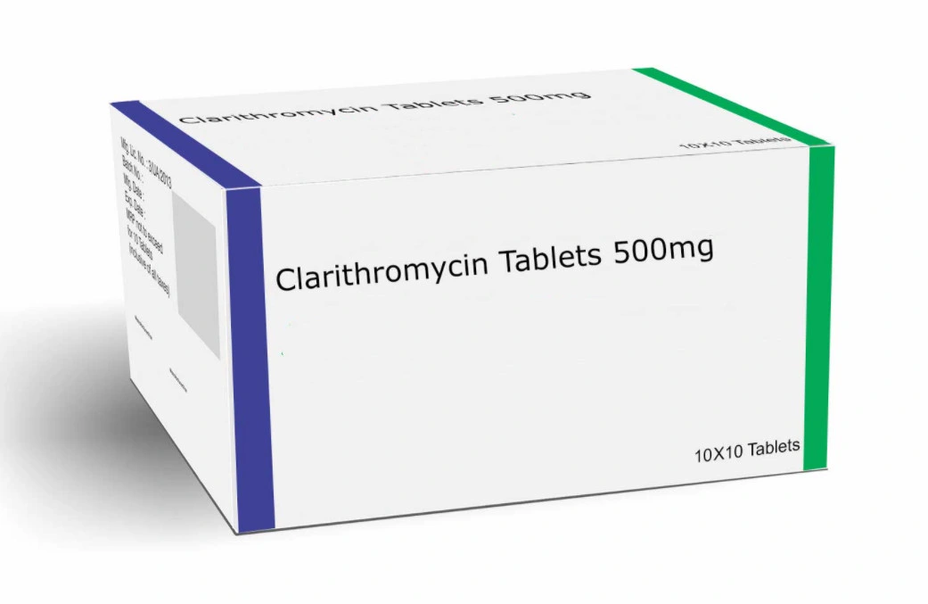 GMP. La medicina occidental Clarithromycin 500 mg comprimidos