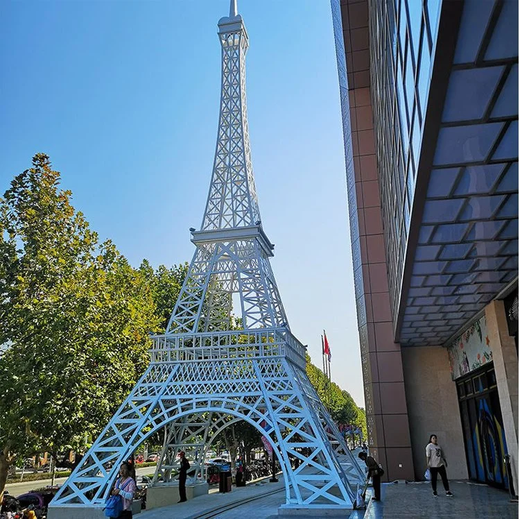 Outdoor Metal Gigante 8m, 10m da Torre Eiffel Modelo 3D com preço de atacado