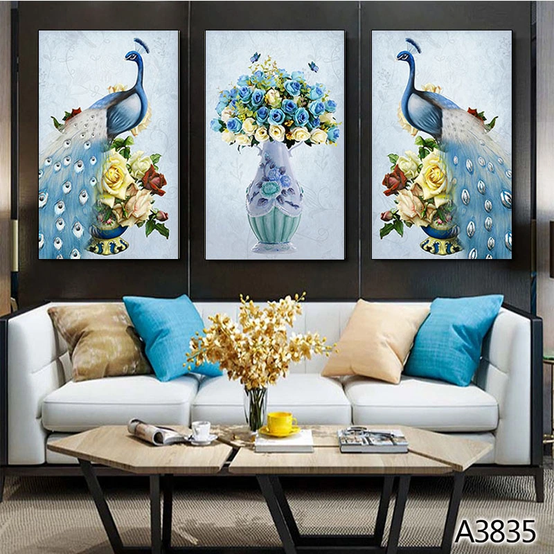 Chinese Style Peacock Hallway Decorative Painting