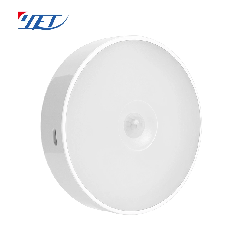 Yet New PIR Sensor Night Light Wireless Multi-Color Infrared Home Auto Light Chargeable Battery