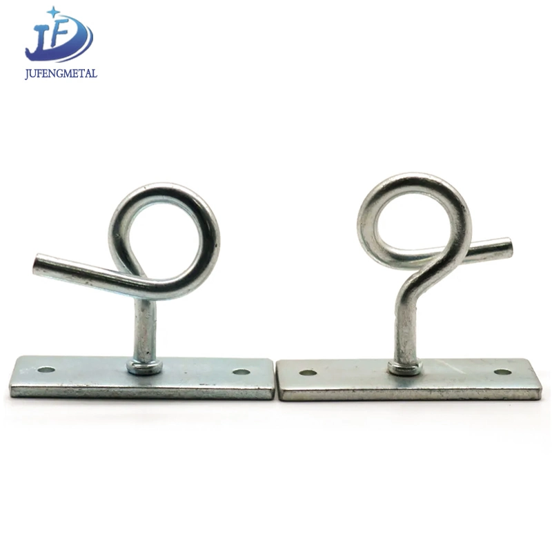 Galvanized Steel FTTH Drop Wire Pole Bracket Retractor Hook