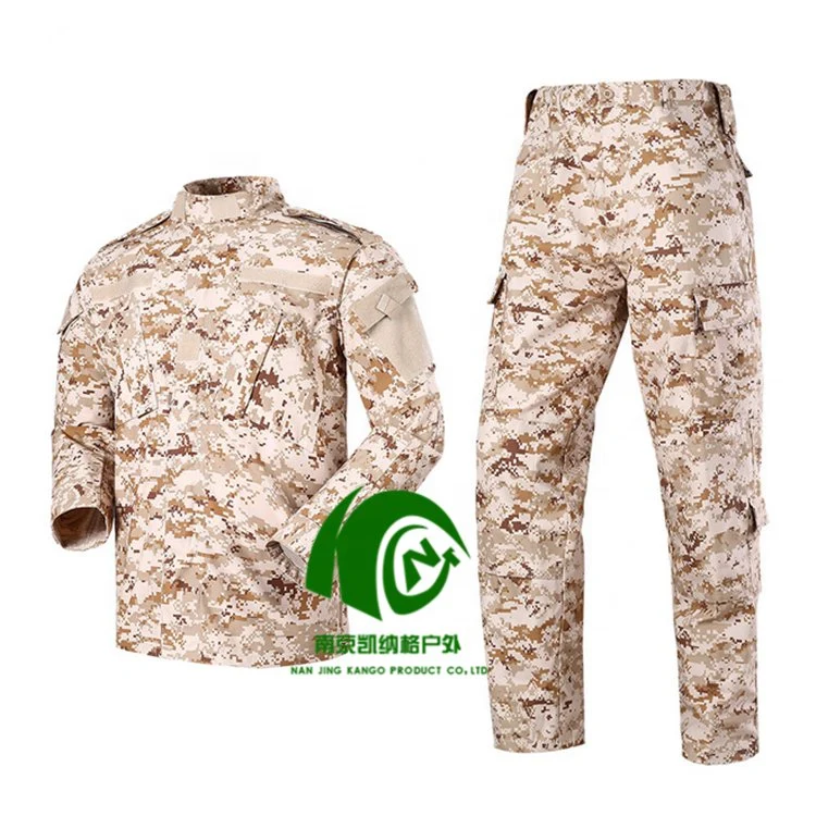 KANGO Seguridad combate táctica Ejército BDU ACU vestir Camuflaje Uniforme Militar de la Policía del Ejército