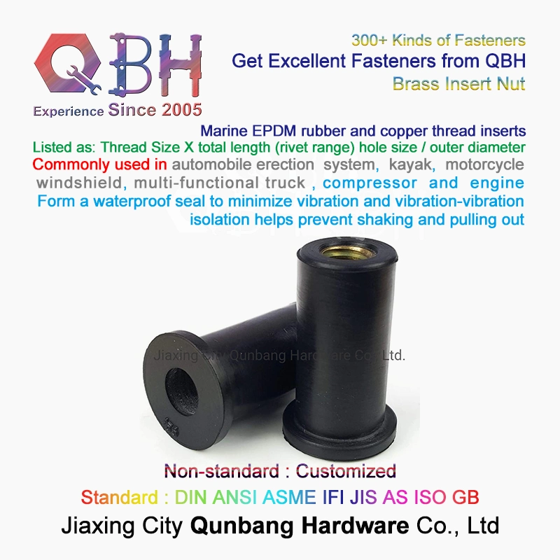 Qbh Motorcycle Windshield/Multi-Functional Truck/Auto Erection System/Kayak/Compressor and Engine Waterproof Seal Bolt Nut Internal/External Threaded Hardwares