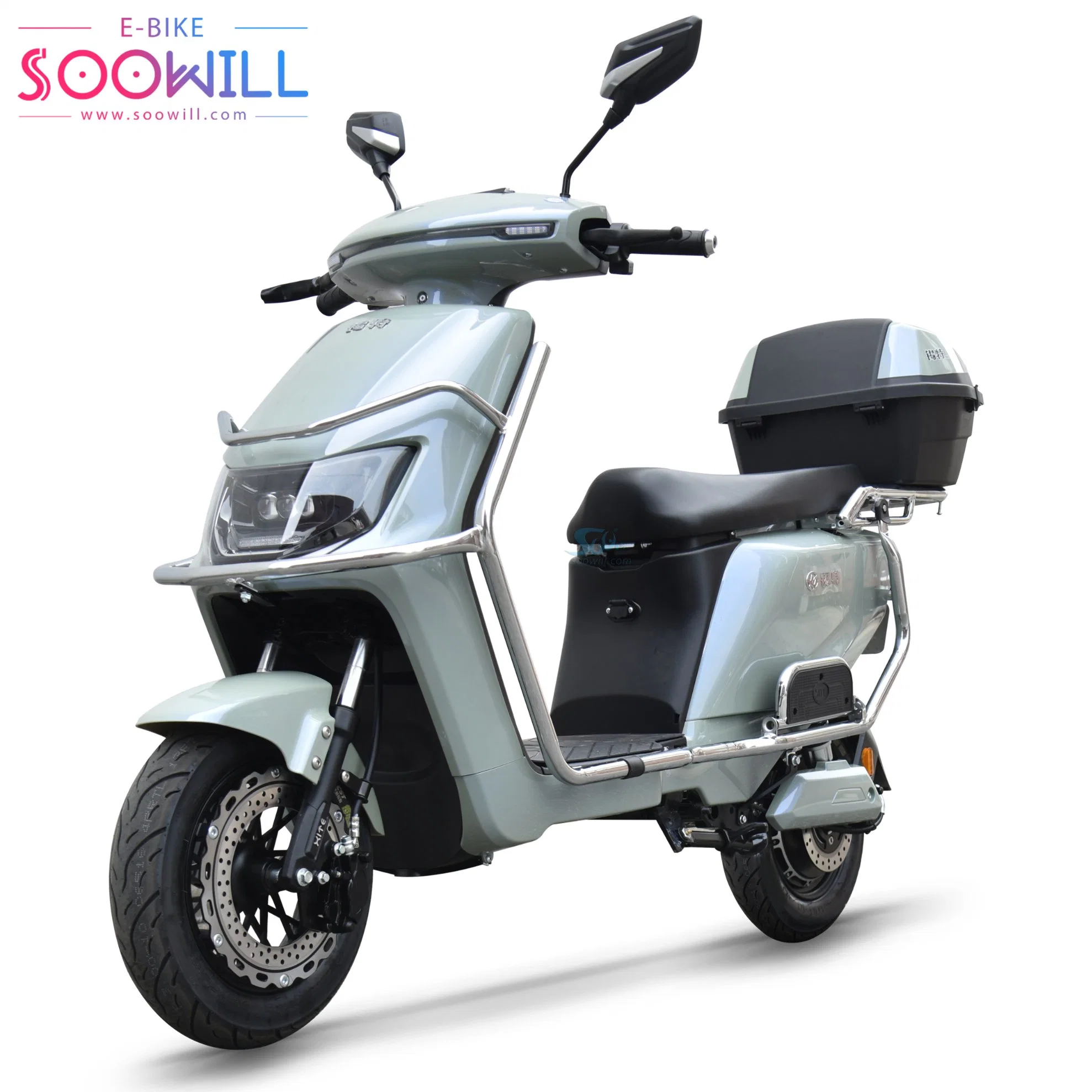 Factory 4 Wheel Double Lithium Battery Scooters Electric Bike for Sale Price 100-110km Range	 Electric Motorcycle