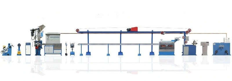 Línea de producción de extrusión de cable de construcción/PVC/PE Extrusión plástica